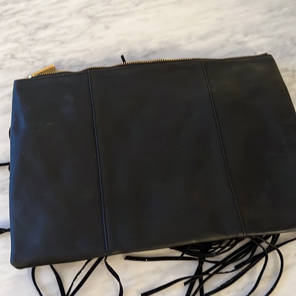 Deux Lux Leather Fringe Large Clutch - Picture 6 of 8